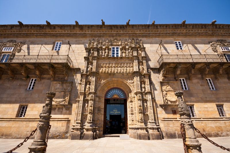Santiago,de,compostela,,spain, ,may,22,hostal,de,los